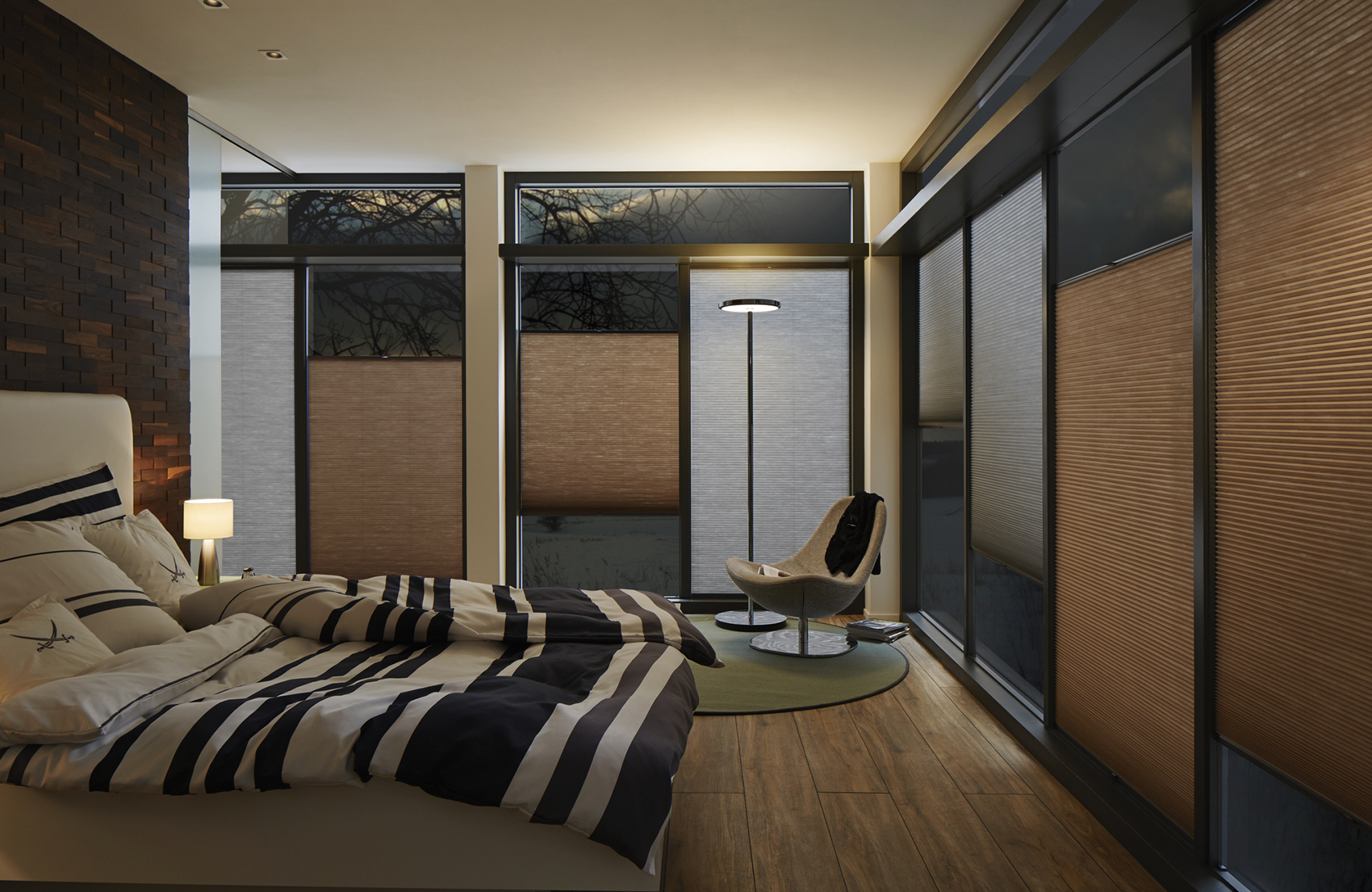 Lystette Plissegardiner