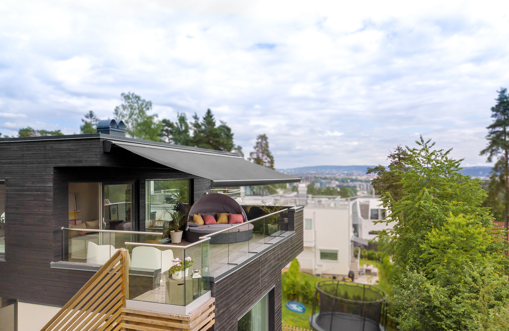 Terrassemarkise Kjellsmarkiser August